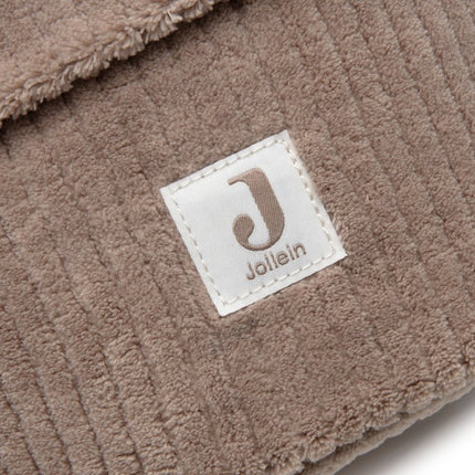Jollein Commodemandje Cloudy Rib Milky Coffee 18Cm - Babywinkel - 8717329399921