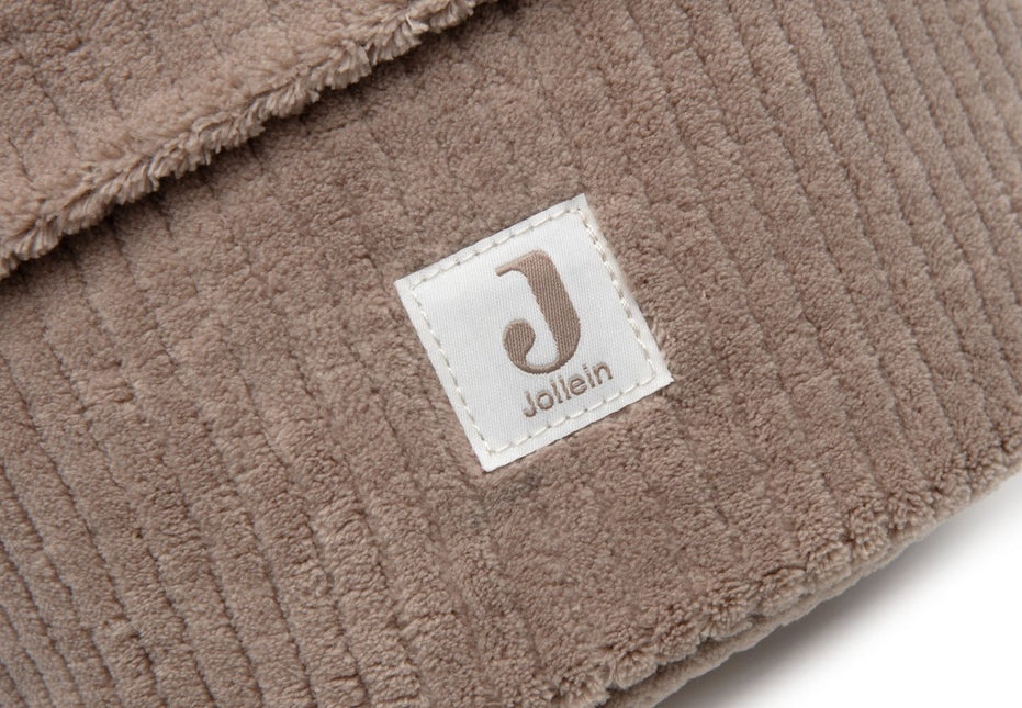 Jollein Commodemandje Cloudy Rib Milky Coffee 18Cm - Babywinkel - 8717329399921