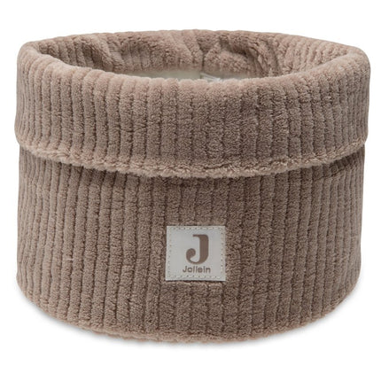 Jollein Commodemandje Cloudy Rib Milky Coffee 18Cm - Babywinkel - 8717329399921