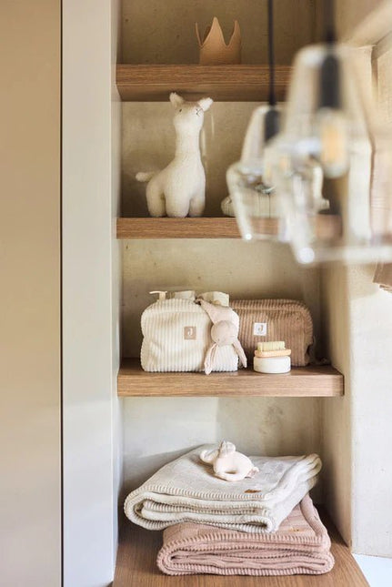 Jollein Etui Cloudy Rib/ Oatmeal koop je bij Babywinkel