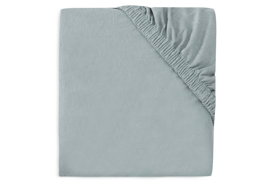 Jollein Hoeslaken Boxmatras Boxmatras Jersey Sea Green 75 X 95 Cm - Jollein - Babywinkel - 8717329387195