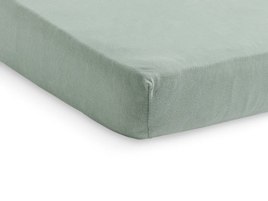Jollein Hoeslaken Jersey Ash Green 40x90cm - Jollein - Babywinkel - 8717329359062