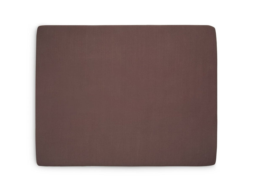 Jollein Hoeslaken Jersey Boxmatras Chestnut 75x95cm - Jollein - Babywinkel - 8717329363694