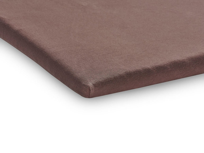 Jollein Hoeslaken Jersey Boxmatras Chestnut 75x95cm - Jollein - Babywinkel - 8717329363694
