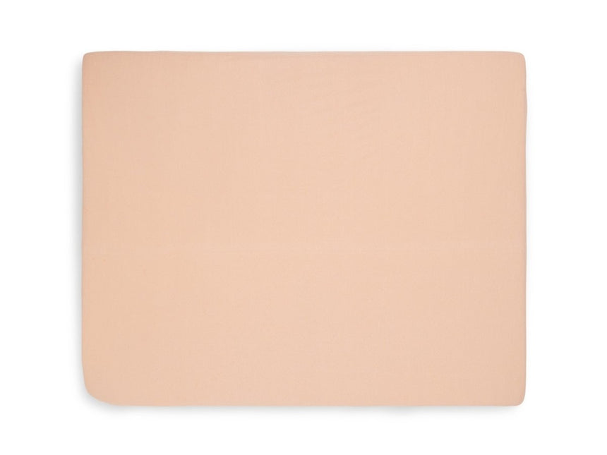 Jollein Hoeslaken Jersey Boxmatras Pale Pink 75x95cm - Jollein - Babywinkel - 8717329359130
