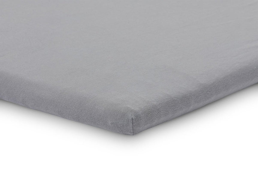 Jollein Hoeslaken Jersey Boxmatras Storm Grey 75x95cm 2st - Jollein - Babywinkel - 8717329360020