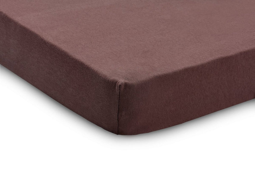 Jollein Hoeslaken Jersey Chestnut 40x90cm - Jollein - Babywinkel - 8717329363656