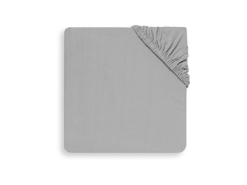 Jollein Hoeslaken Jersey Soft Grey 60x120cm - Jollein - Babywinkel - 8717329355767