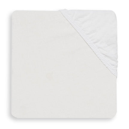 Jollein Hoeslaken Katoen Wit 60x120cm - Jollein - Babywinkel - 8717329355545