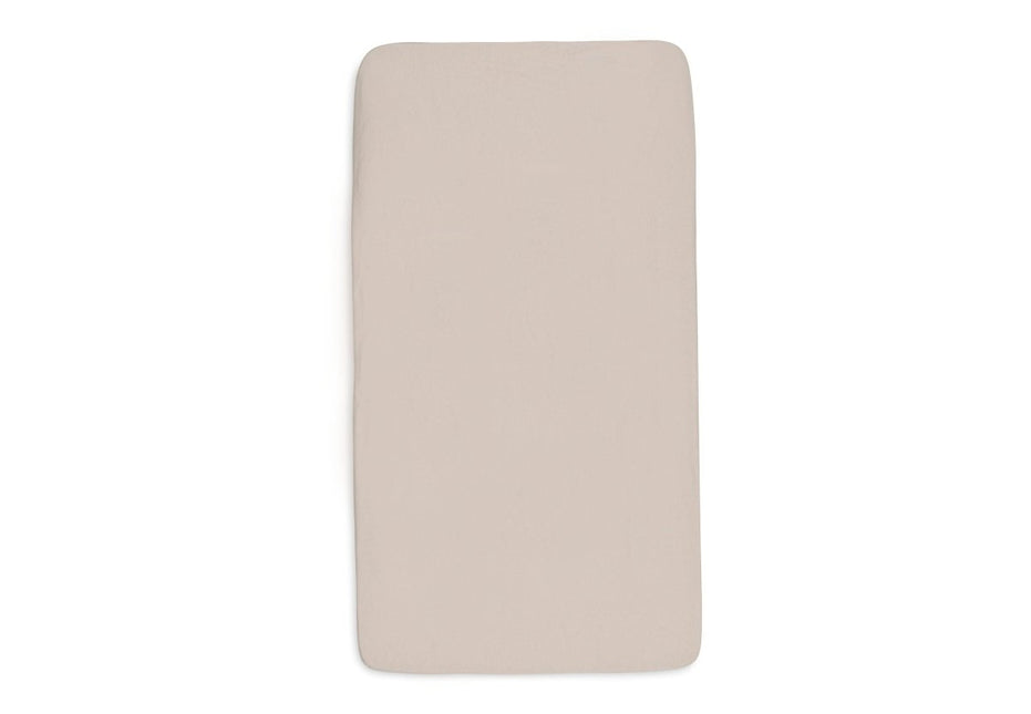Jollein Hoeslaken Ledikant Oatmeal/Sand 70/75 X 140/150 Cm 2St - Babywinkel - 8717329404038