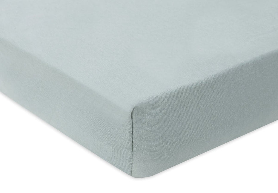 Jollein Hoeslaken Peuter Jersey Sea Green 60 X 120 Cm - Jollein - Babywinkel - 8717329387171