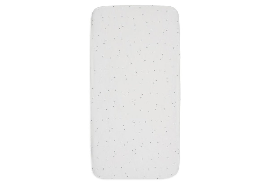 Jollein Hoeslaken Wieg Jersey Twinkling Sea Green 40/50 X 80/90 Cm koop je bij Babywinkel