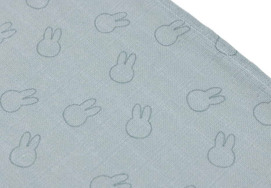Jollein Hydrofiele Doek Miffy Silhouettes Sea Green 70 X 70 Cm 3St - Jollein - Babywinkel - 8717329388086