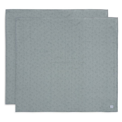 Jollein Hydrofiele Doek Miffy Sillhouettes Sea Green 115 X 115 Cm 2St - Jollein - Babywinkel - 8717329387997
