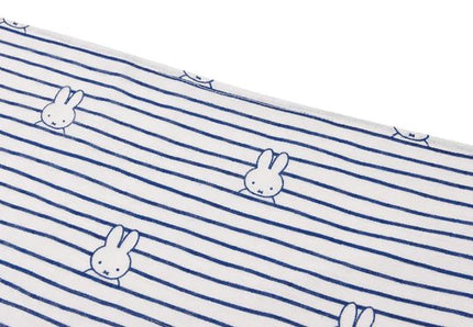 Jollein Hydrofiele Doek Miffy Stripe Navy 70cm 3St - Jollein - Babywinkel - 8717329381049