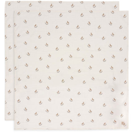 Jollein Hydrofiele Doek Nostalgic Ride 115 X 115 Cm 2St - Jollein - Babywinkel - 8717329387911