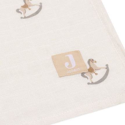 Jollein Hydrofiele Doek Nostalgic Ride 115 X 115 Cm 2St - Jollein - Babywinkel - 8717329387911
