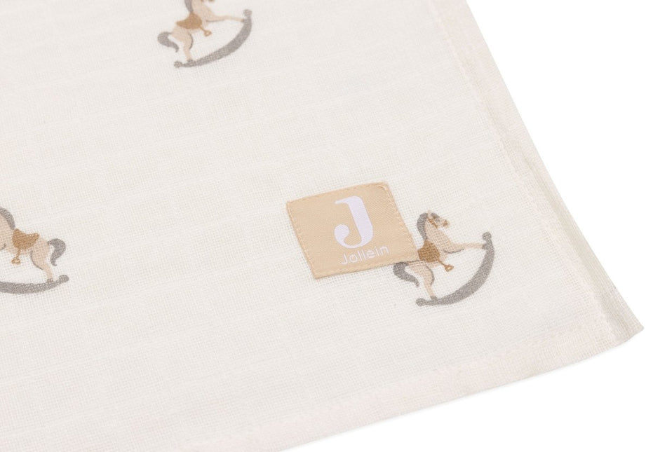 Jollein Hydrofiele Doek Nostalgic Ride 115 X 115 Cm 2St - Jollein - Babywinkel - 8717329387911