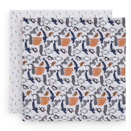 Jollein Hydrofiele Doek Polar 115x115cm 2st - Jollein - Babywinkel - 8717329357686