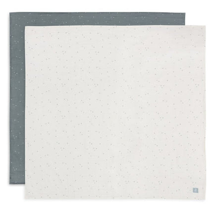 Jollein Hydrofiele Doek Twinkling Sea Green 115 X 115 Cm 2St - Jollein - Babywinkel - 8717329387942