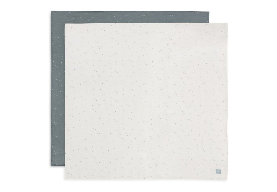 Jollein Hydrofiele Doek Twinkling Sea Green 115 X 115 Cm 2St - Jollein - Babywinkel - 8717329387942