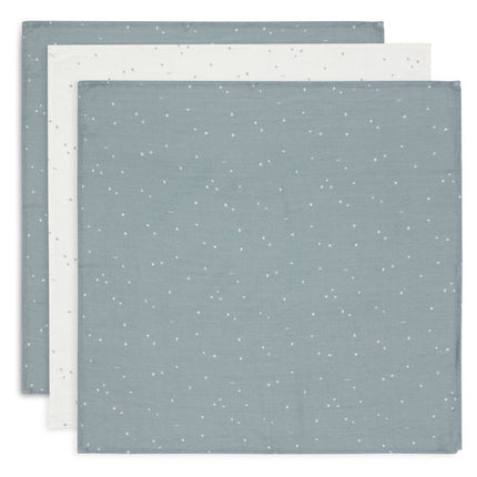 Jollein Hydrofiele Doek Twinkling Sea Green 70X70 Cm 3St - Jollein - Babywinkel - 8717329388031