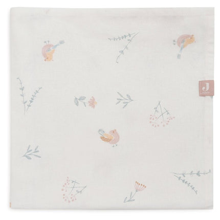Jollein Ledikantlaken Lovely Birds 120X150Cm - Jollein - Babywinkel - 8717329387133