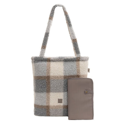 Jollein Luiertas Check Boucle Shopper - Jollein - Babywinkel - 8717329387676