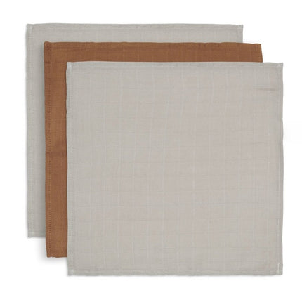 Jollein Monddoekje Bamboe Caramel 3st - Jollein - Babywinkel - 8717329360624