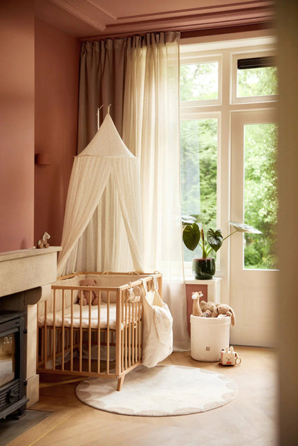Jollein Opbergzak Cloudy Rib Oatmeal 49Cm - Babywinkel - 8717329399891