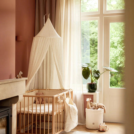 Jollein Opbergzak Cloudy Rib Oatmeal 49Cm - Babywinkel - 8717329399891