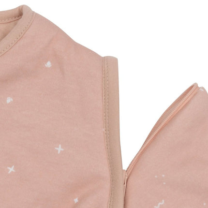 Jollein Slaapzak Baby Met Afritsbare Mouw Rond Twinkling Wild Rose 60Cm - Jollein - Babywinkel - 8717329384415