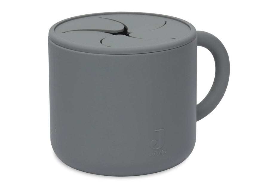 Jollein Snackbakje Silicone Storm Grey - Jollein - Babywinkel - 8717329365810