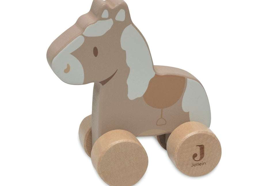 Jollein Speelgoed Auto Paard Op Wielen Nostalgic Ride - Jollein - Babywinkel - 8717329388703
