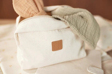 Jollein Verschoningsmat met Opbergvakken Twill Natural - Jollein - Babywinkel - 8717329380875