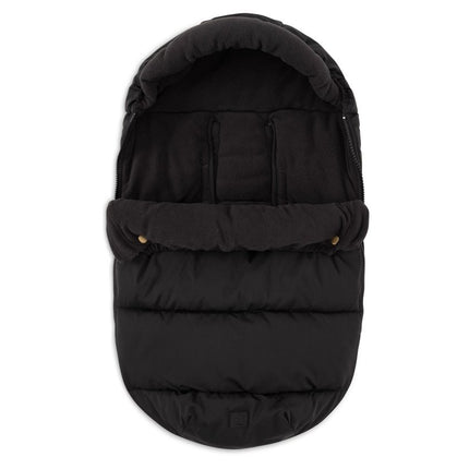 Jollein Voetenzak Puffed Zwart 0+ 3/5 Punts - Jollein - Babywinkel - 8717329388567