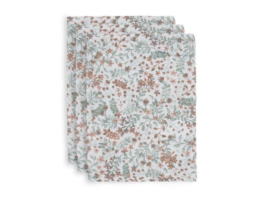 Jollein Washandje Hydrofiel Bloom 3st - Jollein - Babywinkel - 8717329357754