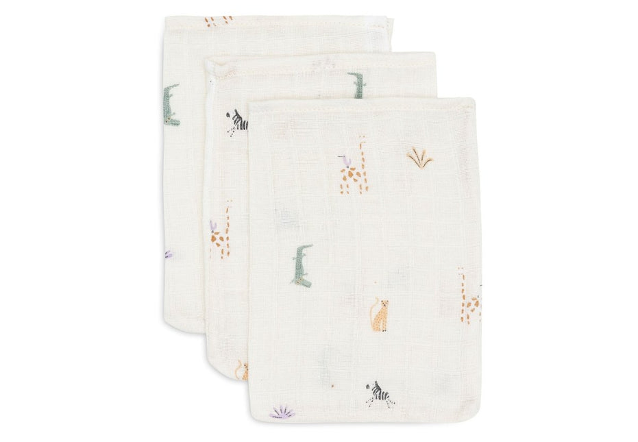 Jollein Washandje Jungle Jambo 15 X 20 Cm 3St - Jollein - Babywinkel - 8717329388109