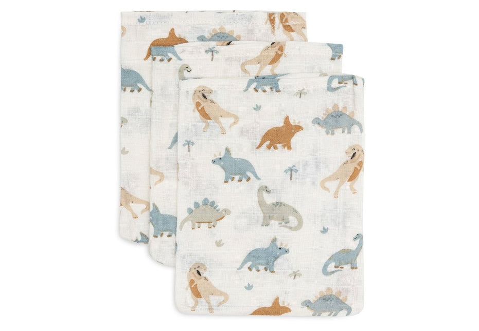 Jollein Washandje Roarsome 15 X 20 Cm 3St - Jollein - Babywinkel - 8717329388154