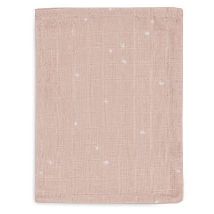 Jollein Washandje Twinkling Wild Rose 15 X 20 Cm 3St - Jollein - Babywinkel - 8717329388130
