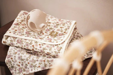 Jollein Wiegdeken Retro Flowers 75X100cm - Jollein - Babywinkel - 8717329380950