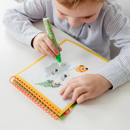 Jungle Kleurboek Met Water - Babywinkel - 8714274025783