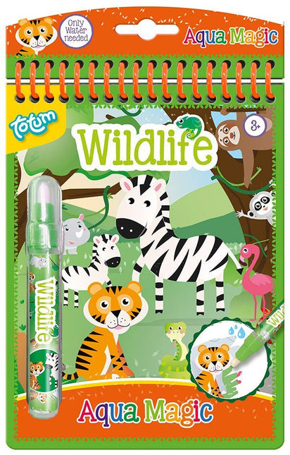 Jungle Kleurboek Met Water - Babywinkel - 8714274025783