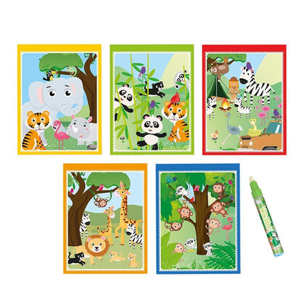 Jungle Kleurboek Met Water - Babywinkel - 8714274025783