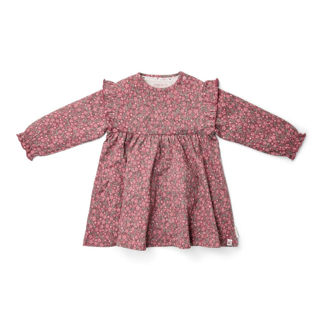 Jurkje lange mouw Rouge Flower - Babywinkel - 8721122581889