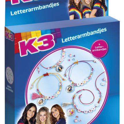 K3 Letter Armbanden Maken - Babywinkel - 8714274830240