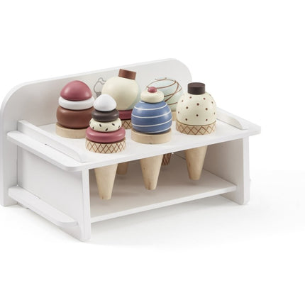 Kid's Concept Houten Speelgoed Ijsjes Rek 6st - Kid's Concept - Babywinkel - 7340028727743