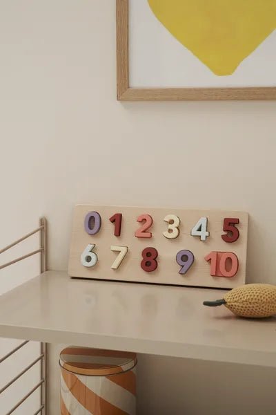 Kid's Concept Puzzel Cijfers 1 Tot 10 - Kid's Concept - Babywinkel - 7340028734529