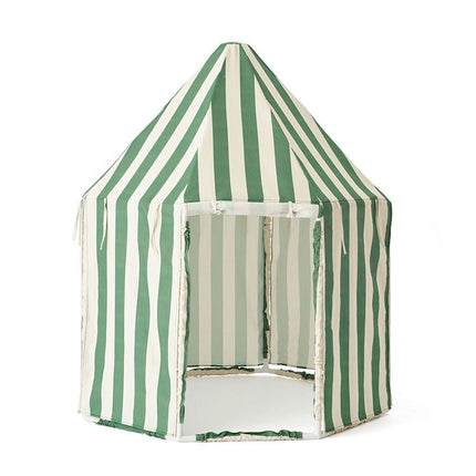 Kid's Concept Speeltent Stripe Green - Kid's Concept - Babywinkel - 7340028736127