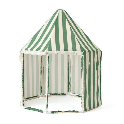 Kid's Concept Speeltent Stripe Green - Kid's Concept - Babywinkel - 7340028736127